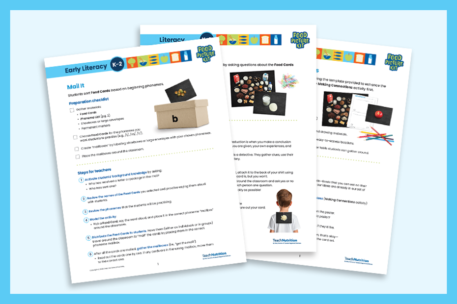 Food Picture Kit: Literacy Activities